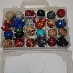 Bakugan Battle Brawlers Case with 24 Figures